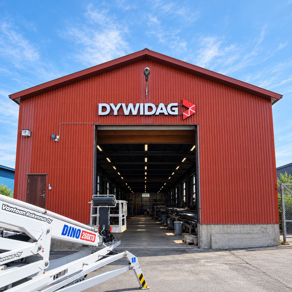 dywidag-irtokirjainvalomainos