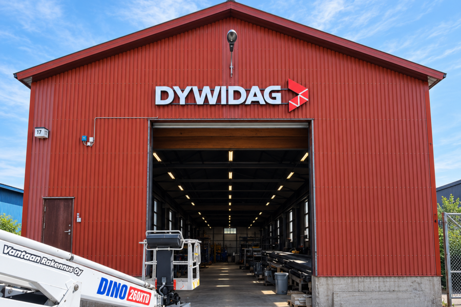 dywidag-irtokirjainvalomainos